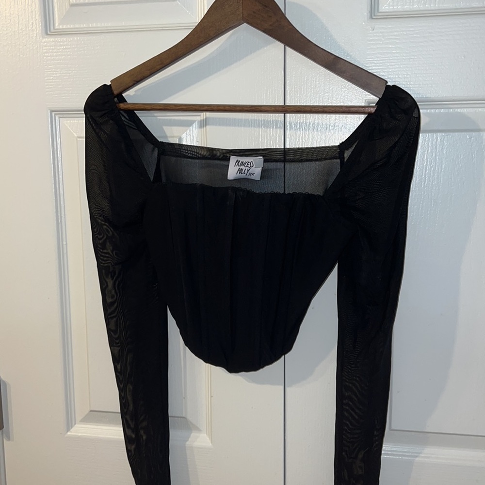 Princess Polly black corset top - Picture 4 of 5